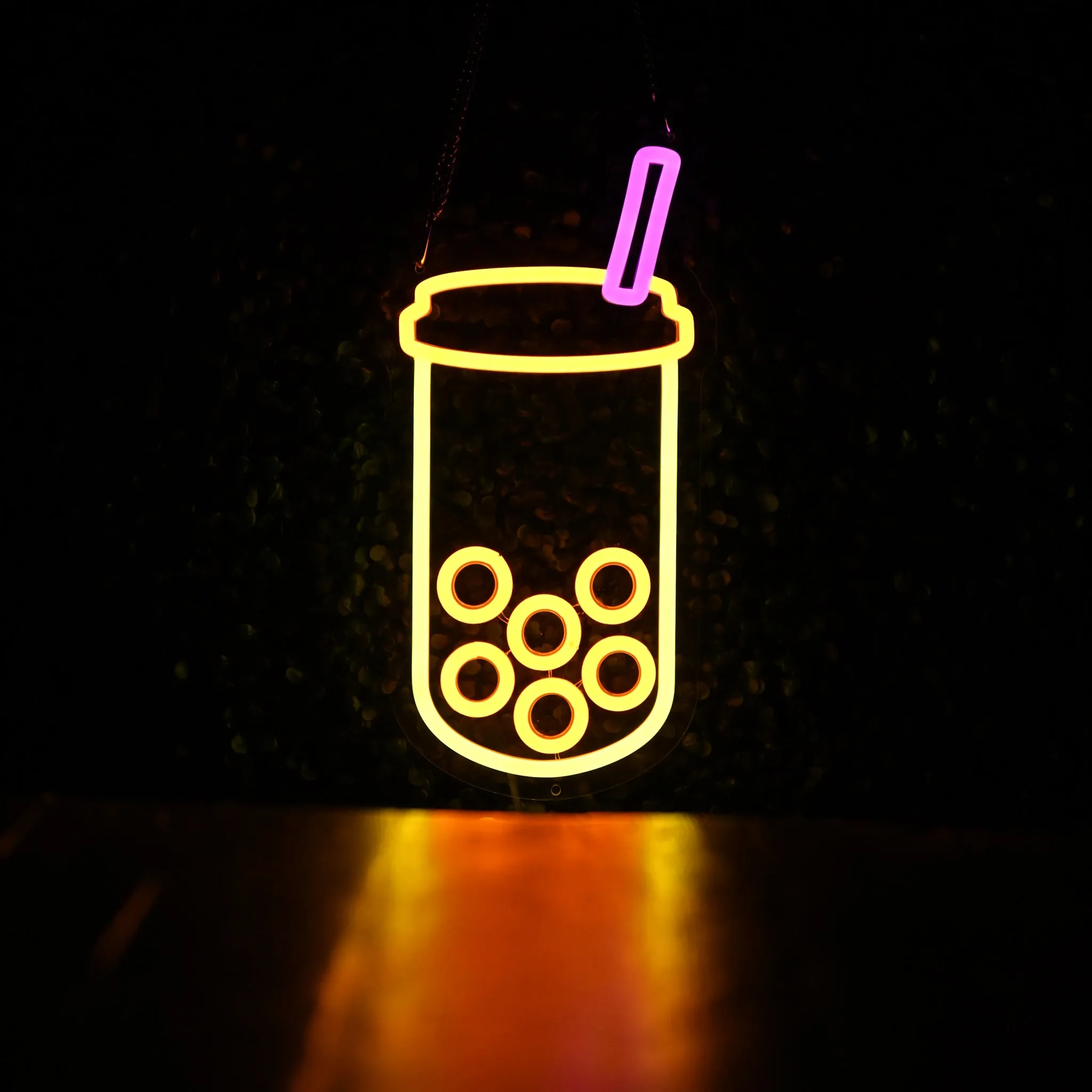 LED Neon Boba Cup