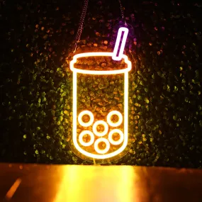 LED Neon Boba Cup