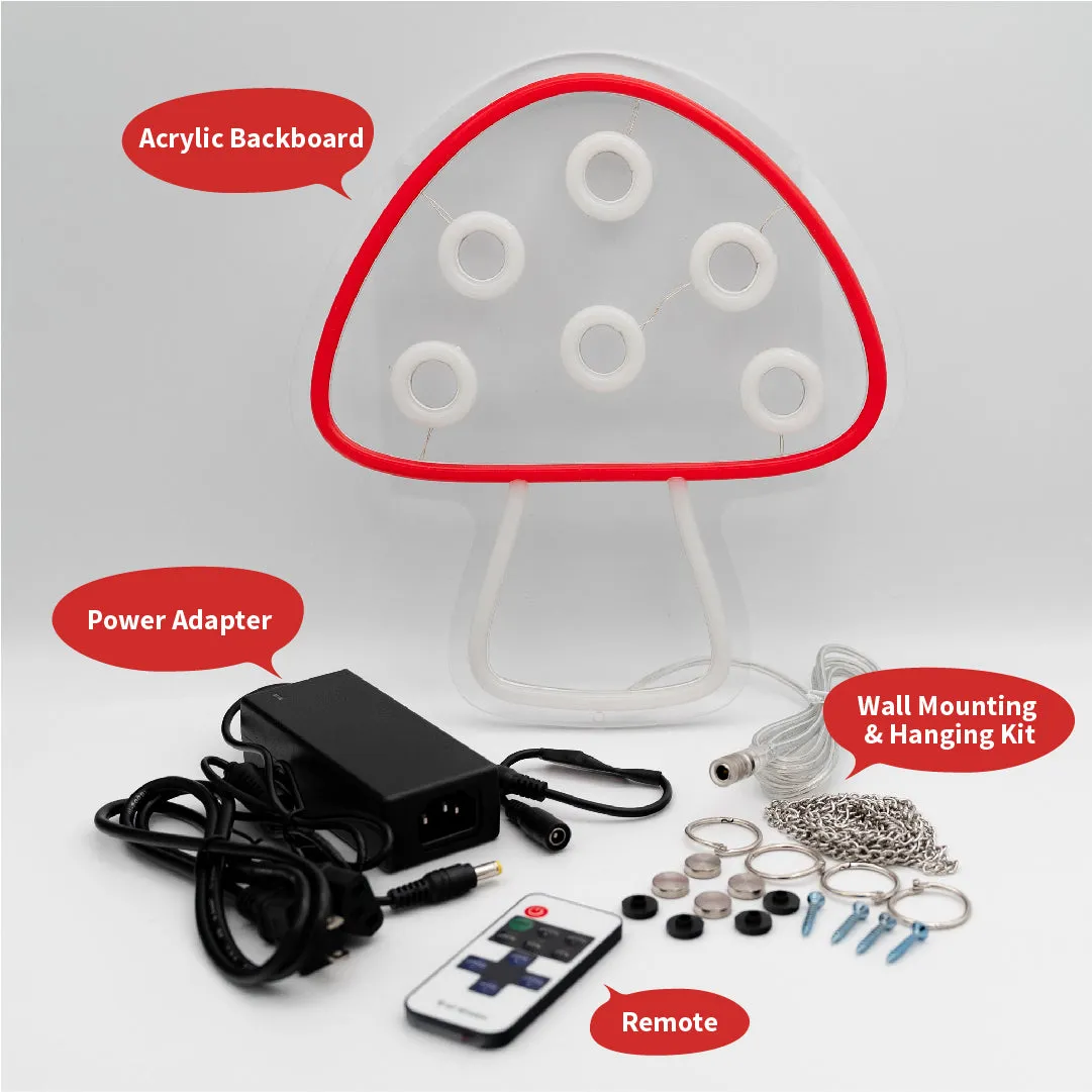 LED Neon Mushroom