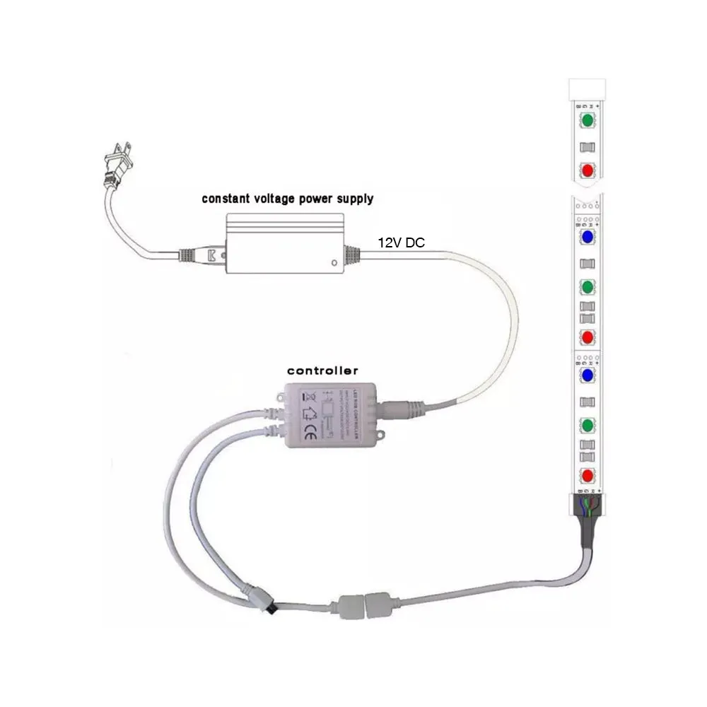 LED RGB Infrared Controller with Remote 24-Keys
