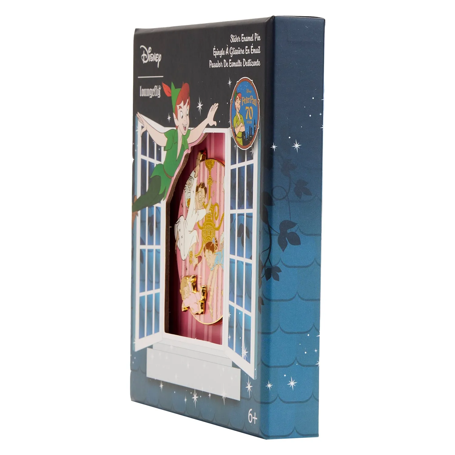 LF Disney Peter Pan You Can Fly 70th Anniversary 3 Inch Collector Box Pin