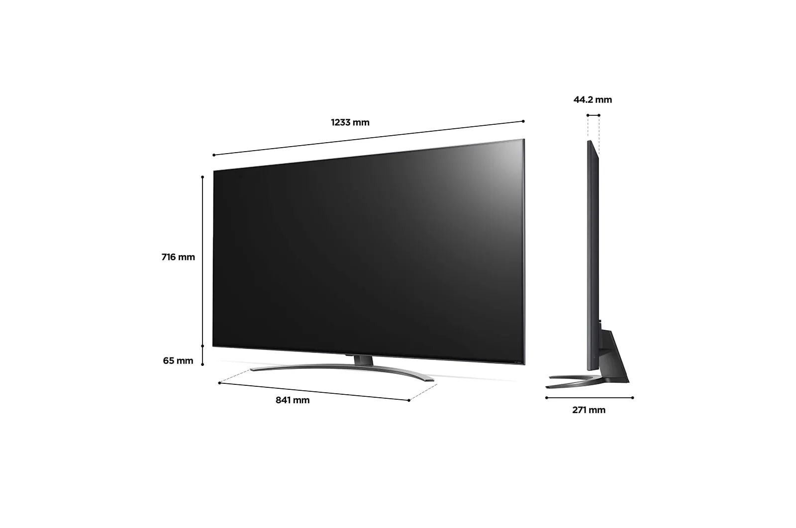 LG 55QNED816QA.AEK 55" QNED 4K Smart TV