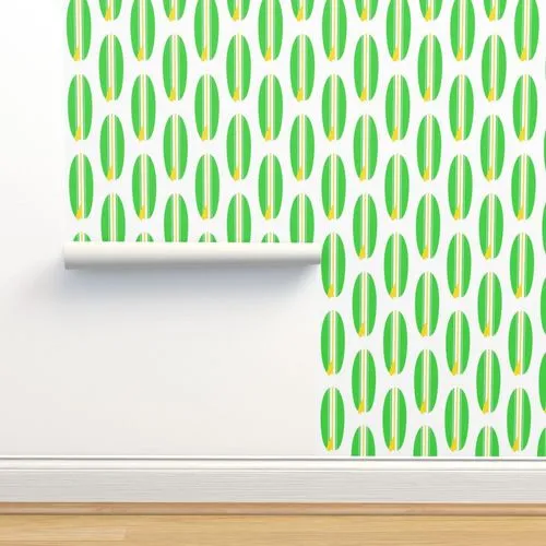 Lime Green and Yellow Classic Surfboards Wallpaper