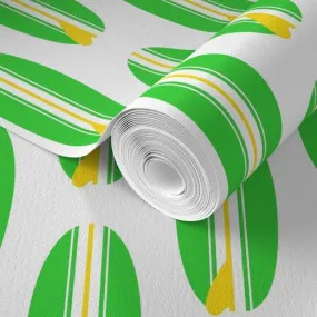 Lime Green and Yellow Classic Surfboards Wallpaper