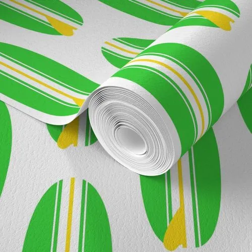 Lime Green and Yellow Classic Surfboards Wallpaper