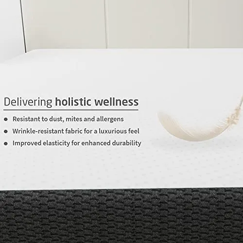 Livpure Smart Ortho Latex Luxe 100% Natural Pin-Core Latex & HD Foam Mattress | Stress-Relief BIOCRYSTALS |Premium High GSM Certified Fabric|Single Bed (78x36x6) inch, Washable Zipper Cover