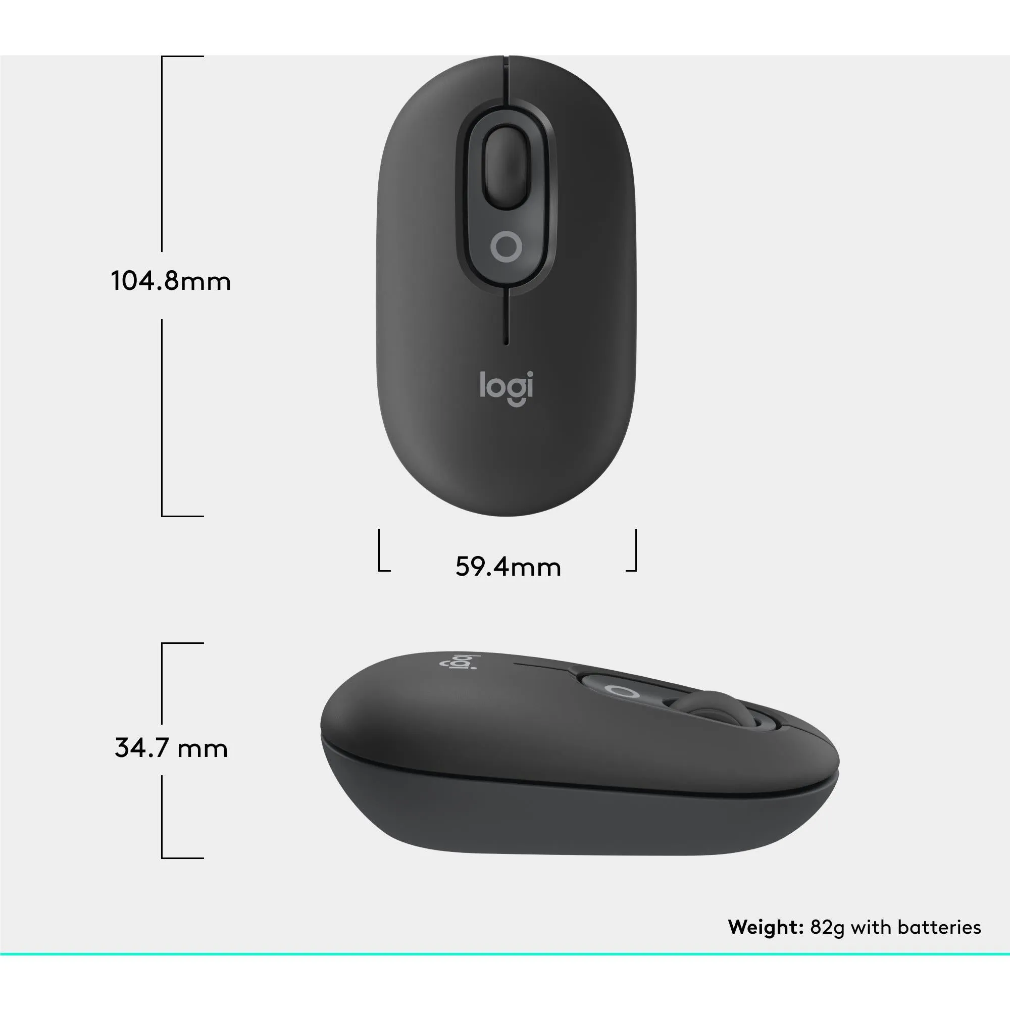 Logitech POP Mouse (Graphite)