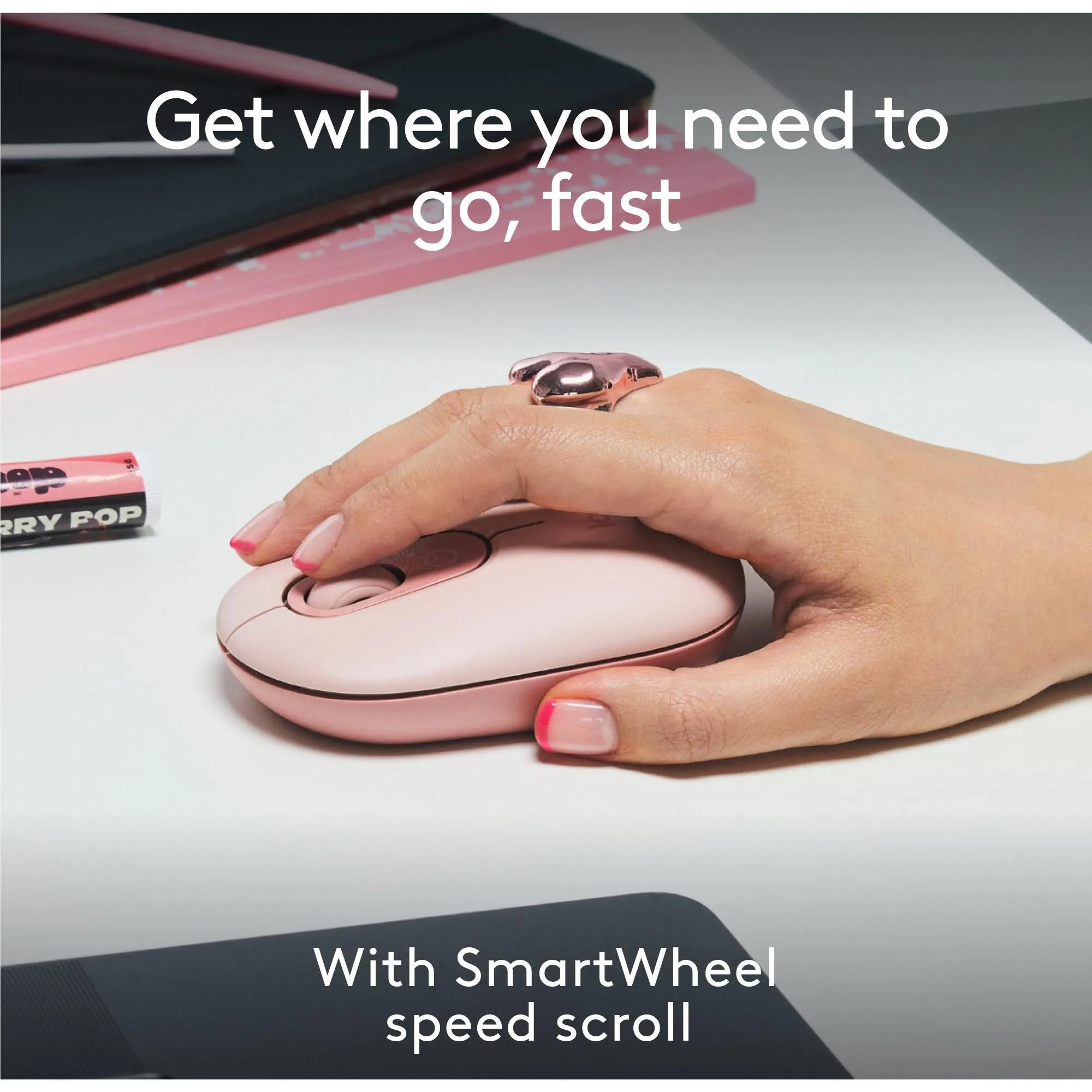 Logitech POP Mouse (Rose)