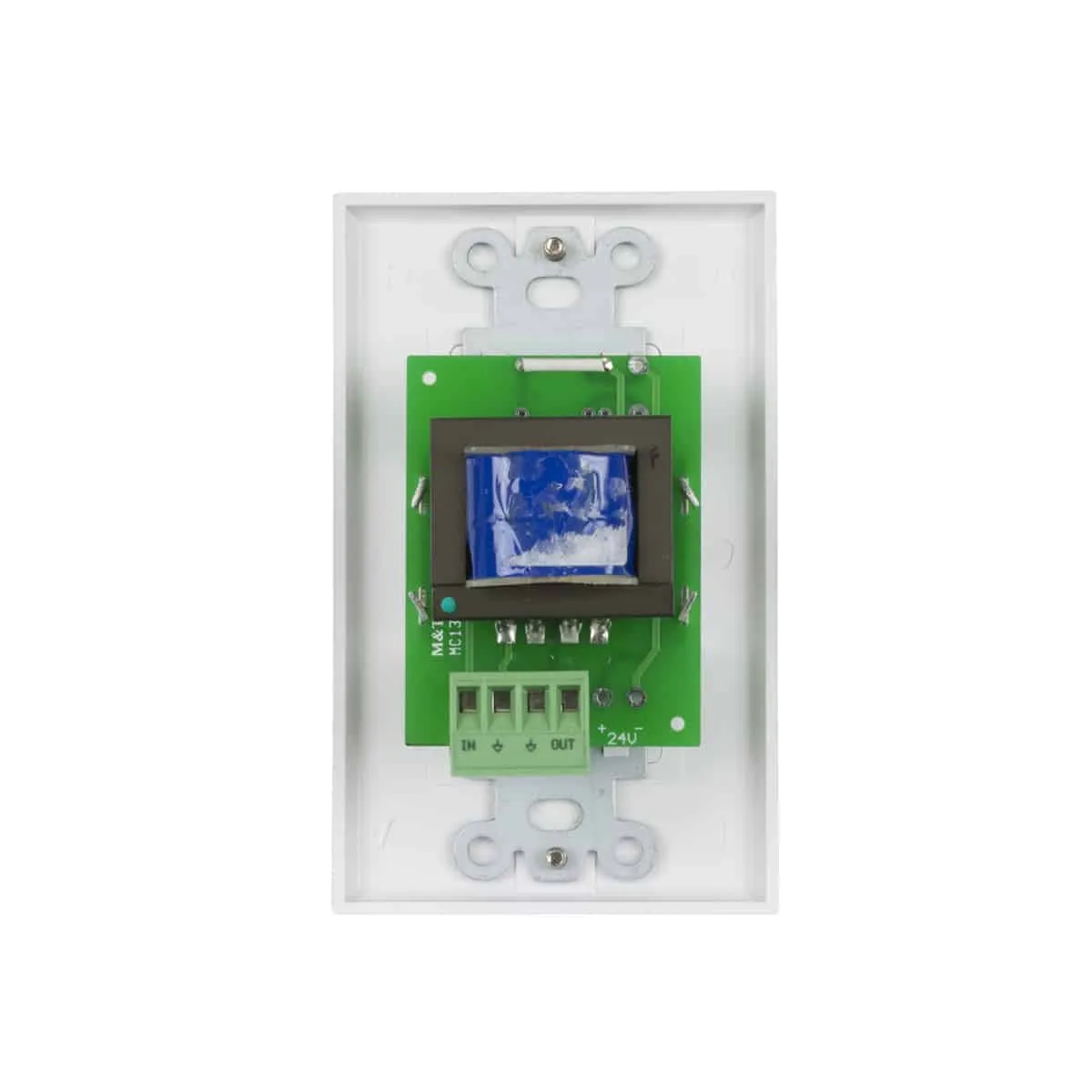 Lowell 25LVC-DW Mono Volume Control with 1-Gang Decorator Wall Plate (White)