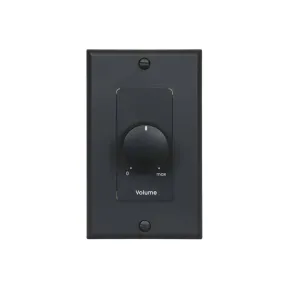 Lowell 50LVC-DB Mono Volume Control with 1-Gang Decorator Wall Plate (Black)