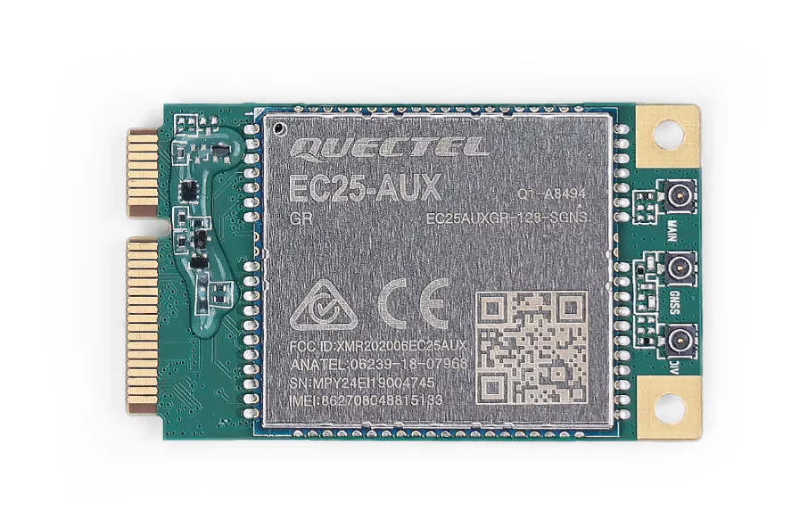 LTE Cat 4 EC25-AUXGR-mini-PCIe
