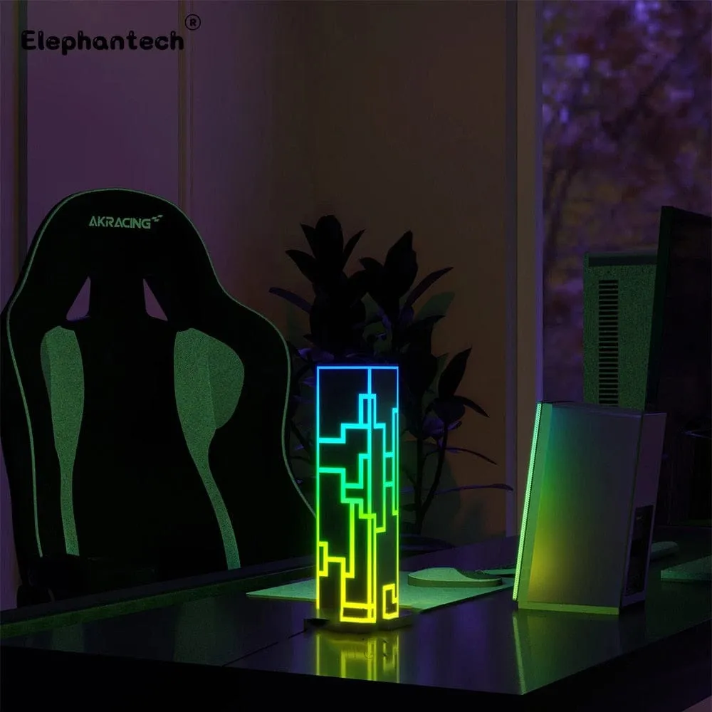 LuxeGlow 3D Ambient Cube Night Light - Illuminate Your Space with Serenity