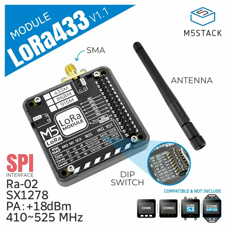 M5Stack LoRa Module (433MHz) v1.1