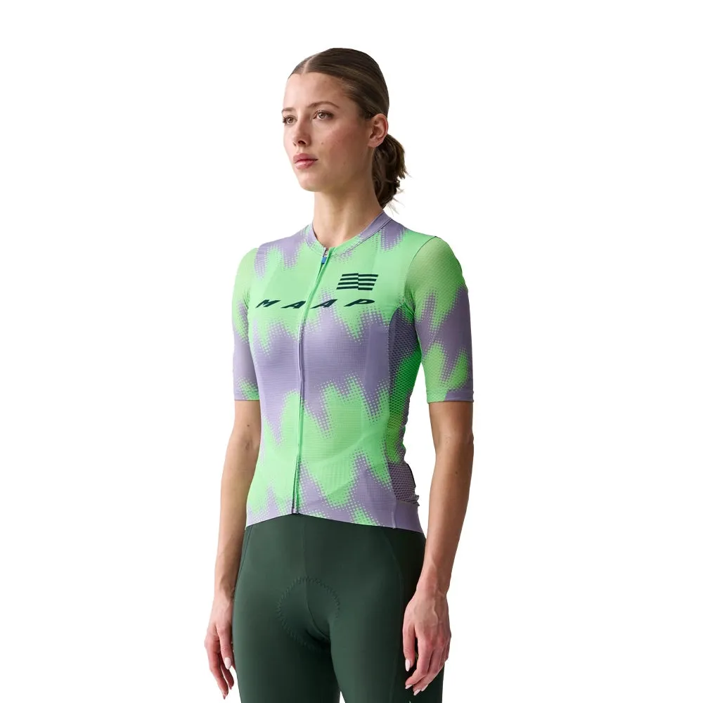 MAAP x Lifeplus Wahoo Team Pro Air Women Jersey 2.0 - Purple Ash/Aqua Green