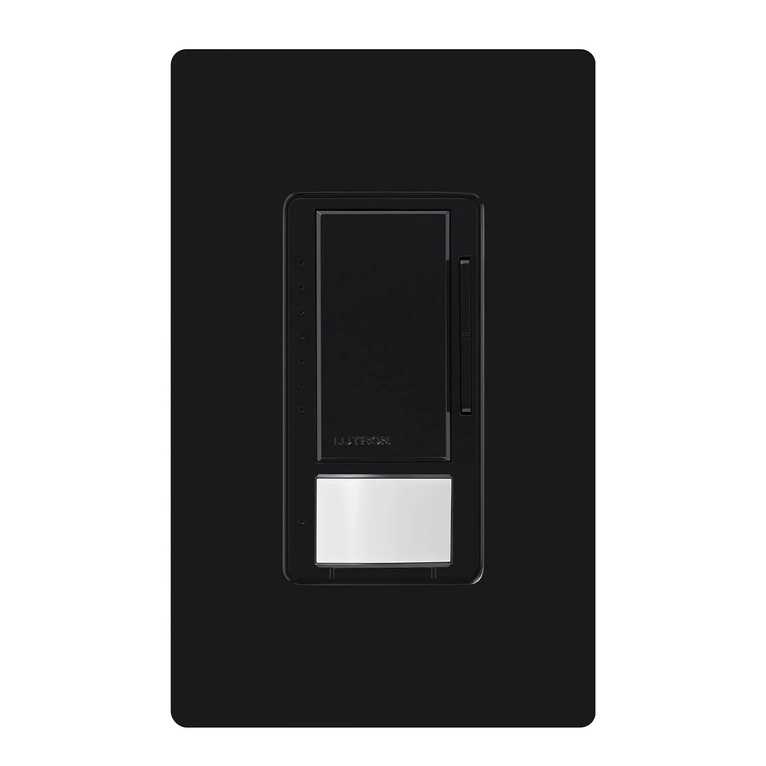 Maestro 120V Occupancy/Vacancy Motion Sensor Switch with LED Dimmer PIR, Single Pole/Multi-Location, Black