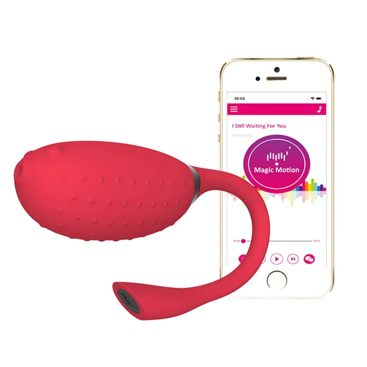 Magic Motion Fugu Smart Wearable Egg Vibrator Red