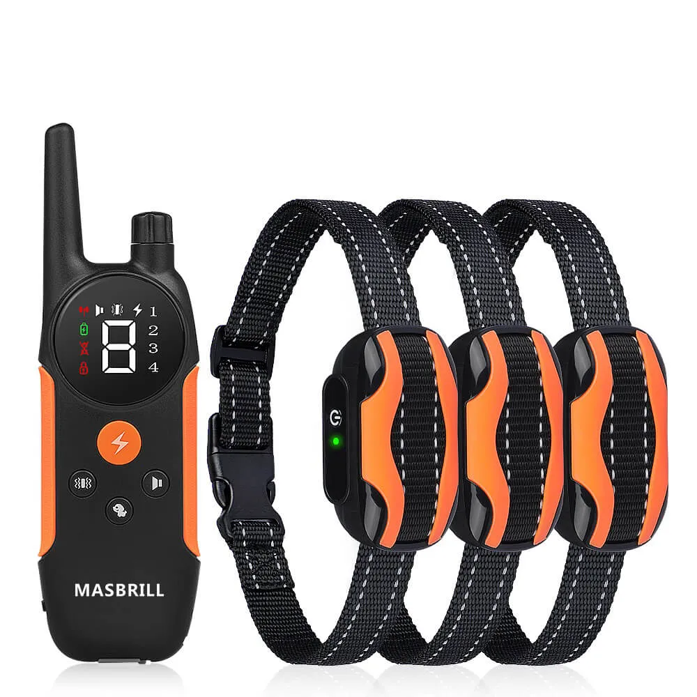 MASBRILL Electric Dog Training Collar 2000ft -912