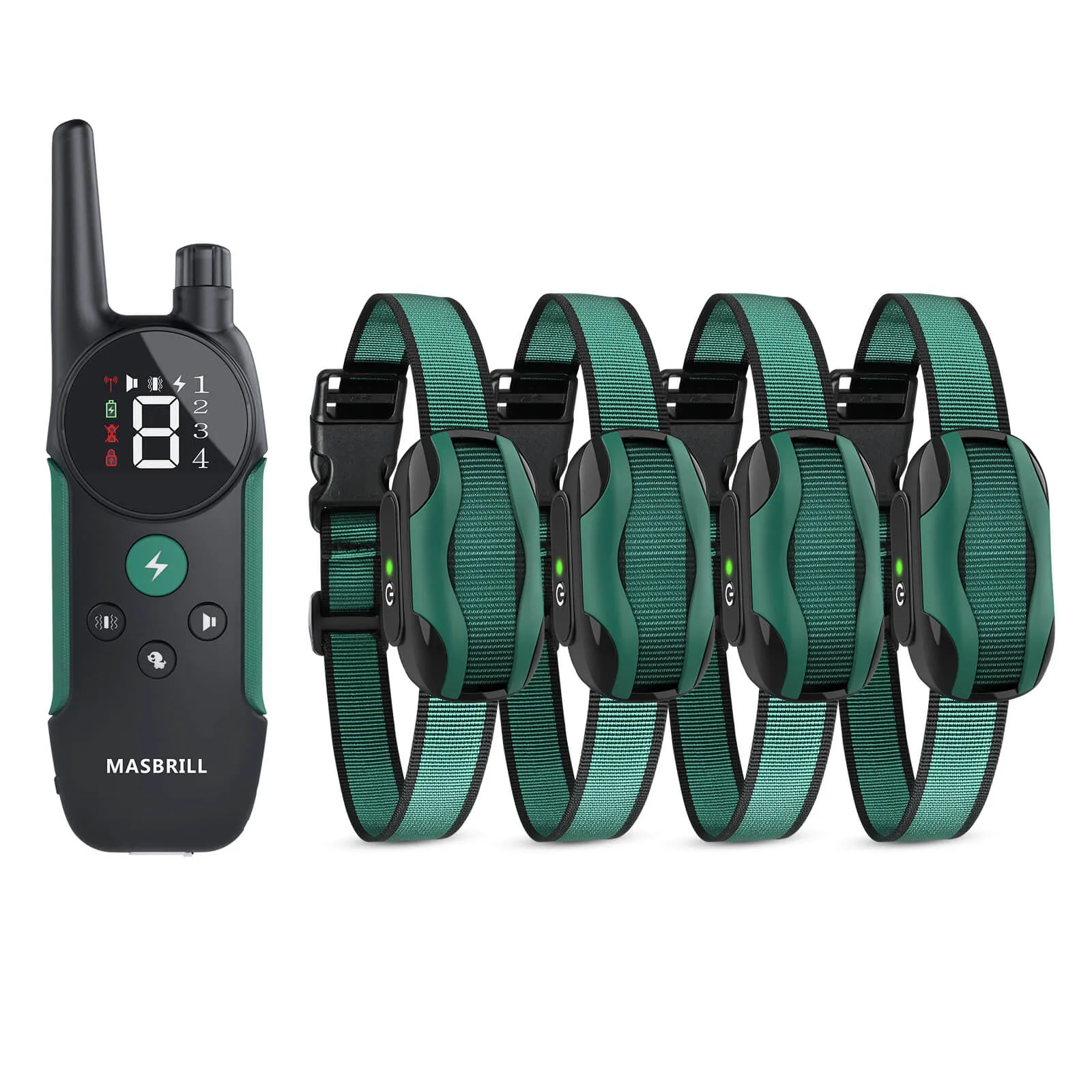 MASBRILL Electric Dog Training Collar 2000ft -912