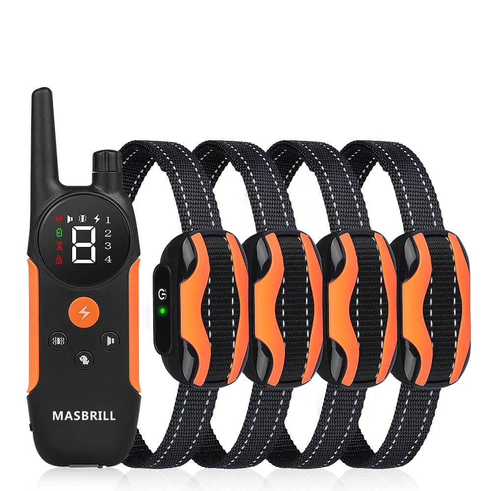 MASBRILL Electric Dog Training Collar 2000ft -912