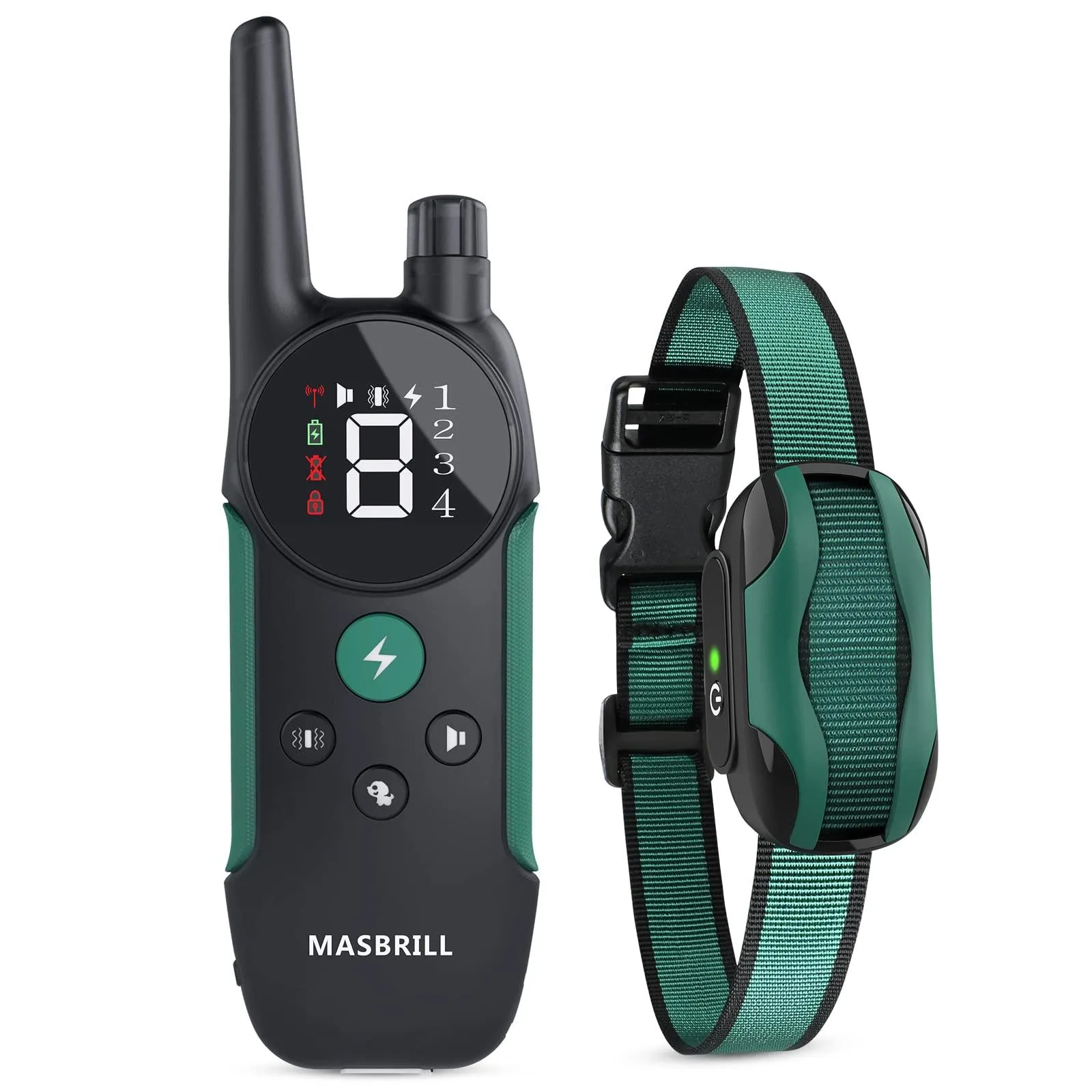 MASBRILL Electric Dog Training Collar 2000ft -912