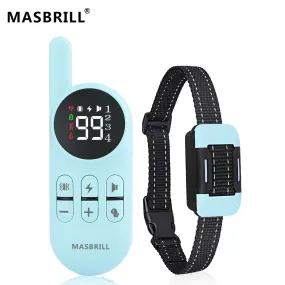 MASBRILL Rechargeable Electric Dog Training Collar Shock Collar With Remote-915