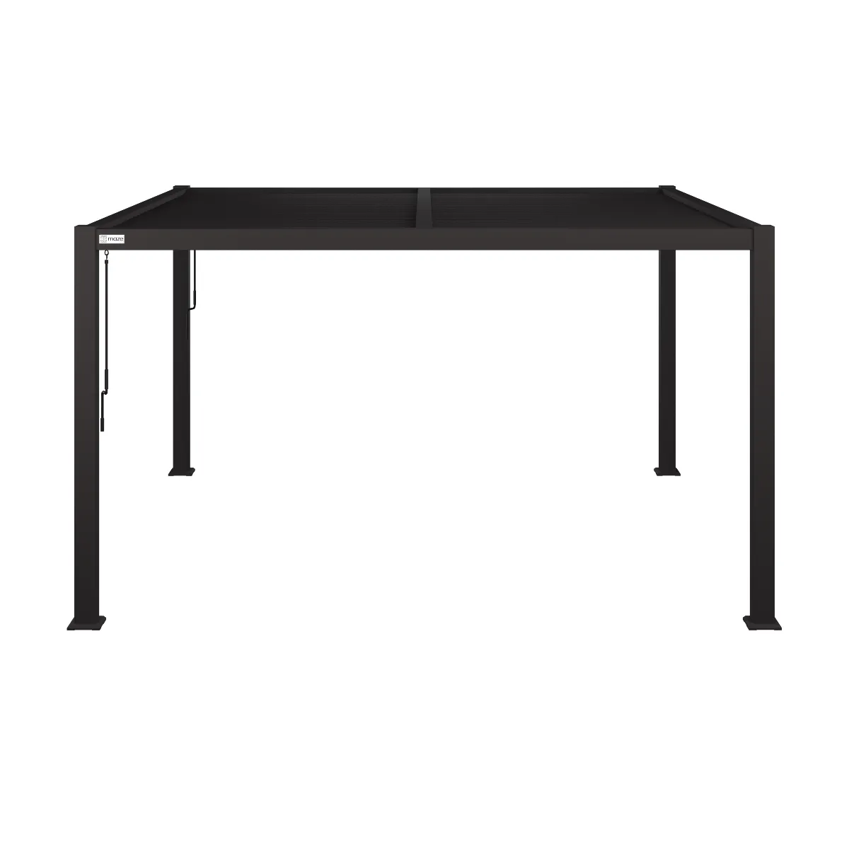Maze Como Pergola Aluminium Square 4Mx4M Frame Only