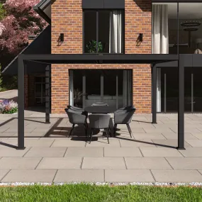 Maze Como Pergola Aluminium Square 4Mx4M Frame Only
