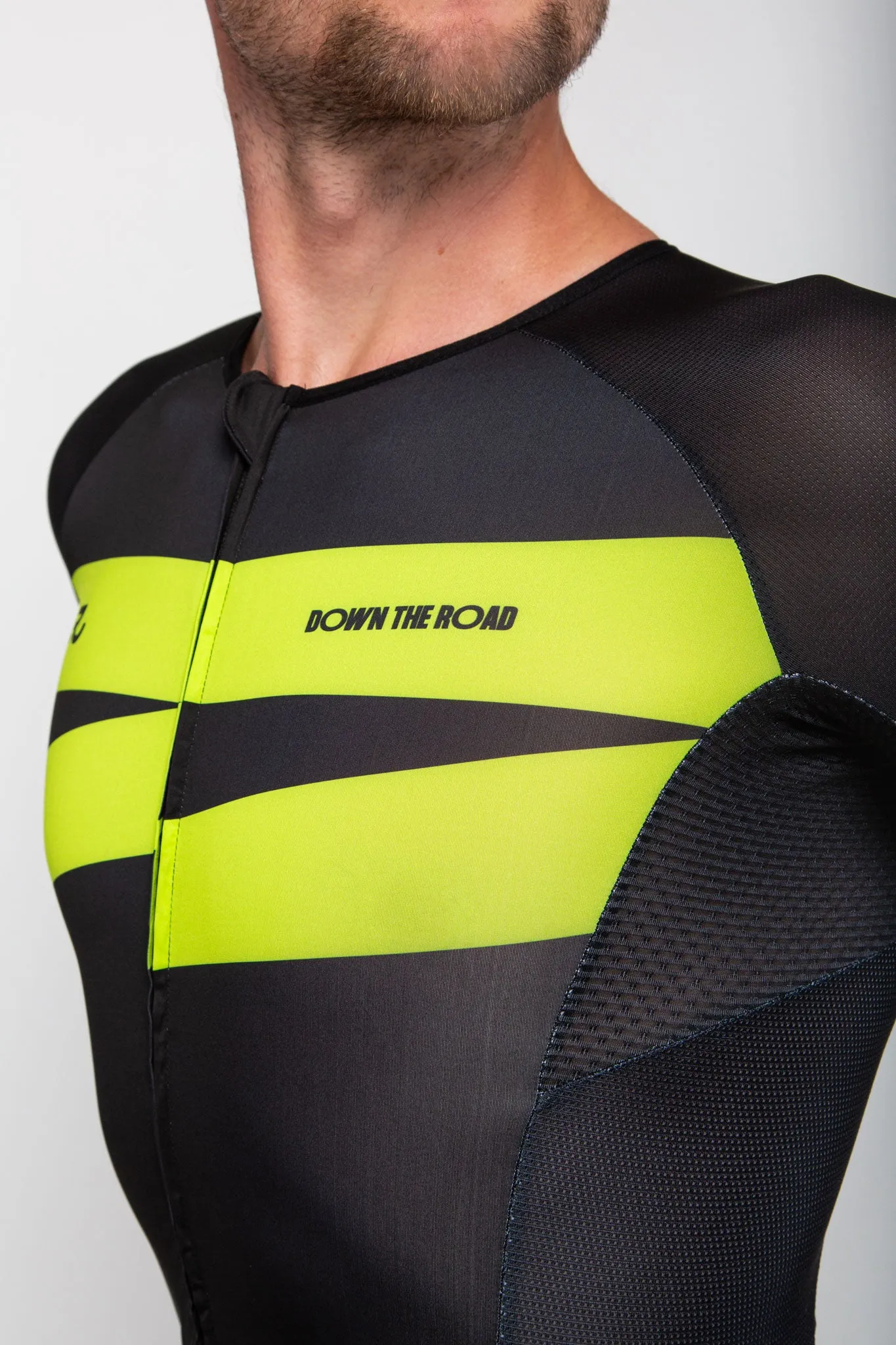 Men's Breakaway Trisuit -  Neon Green