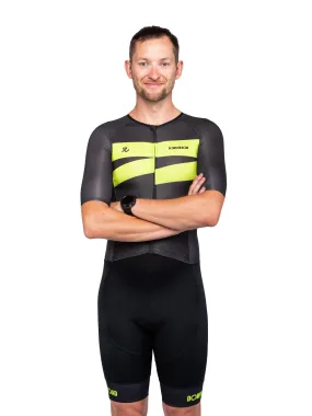 Men's Breakaway Trisuit -  Neon Green
