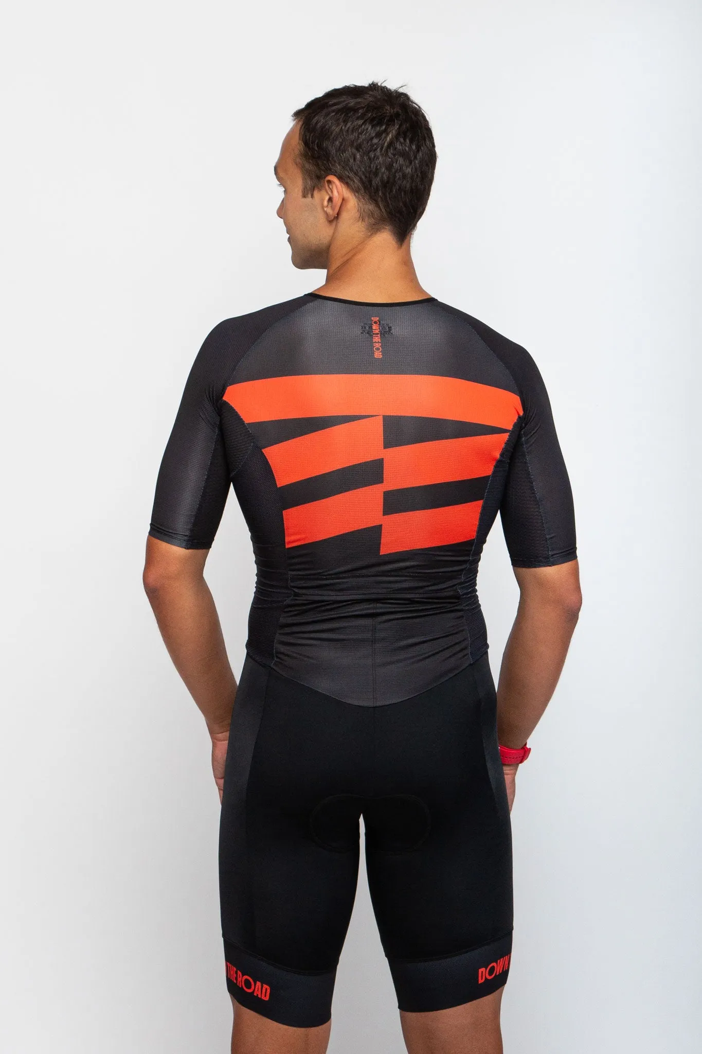 Men's Breakaway Trisuit -  Neon Orange