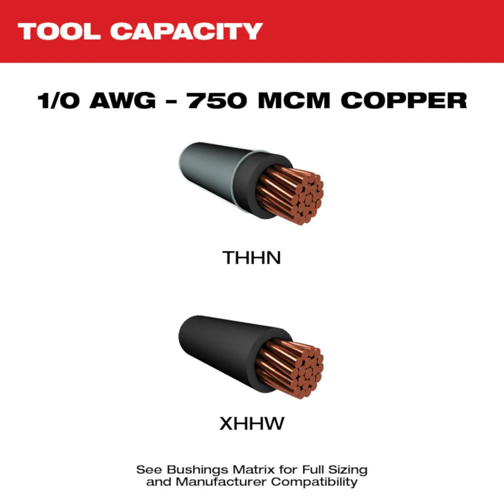 Milwaukee 2435CU-81 M12 12V Cable Stripper Kit for Copper Thhn/Xhhw - Recon