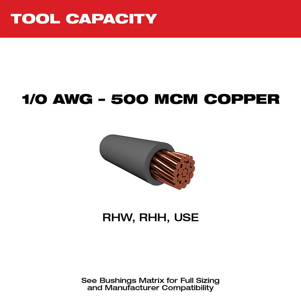 Milwaukee 2935X-81 M18 18V Cable Stripper Kit for Copper Rhw/Rhh - Recon