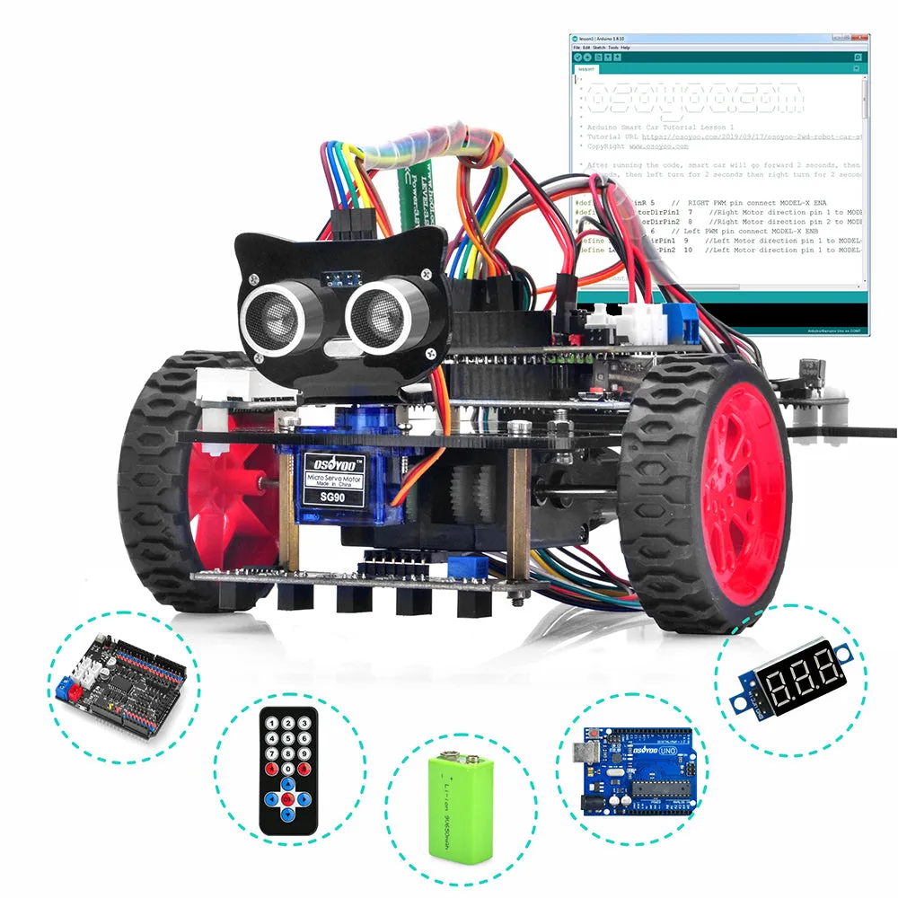 Model 3 Robot Car for Arduino Free Shipping to Europe,USA,Japan