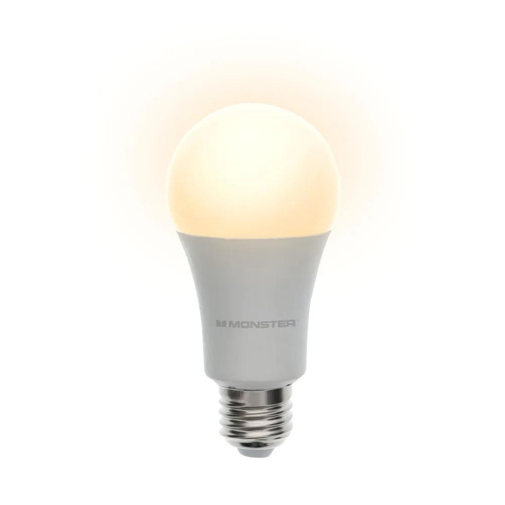 Monster Illuminessence Multi-Color and Warm White LED Light Bulb