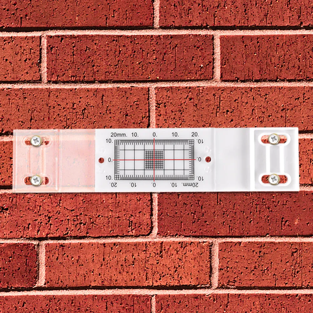 Mountlaser Crack Gauge Monitor,Crack Monitor with Updated Two Fixed adapter  for Monitoring Wall Deformation and Crack