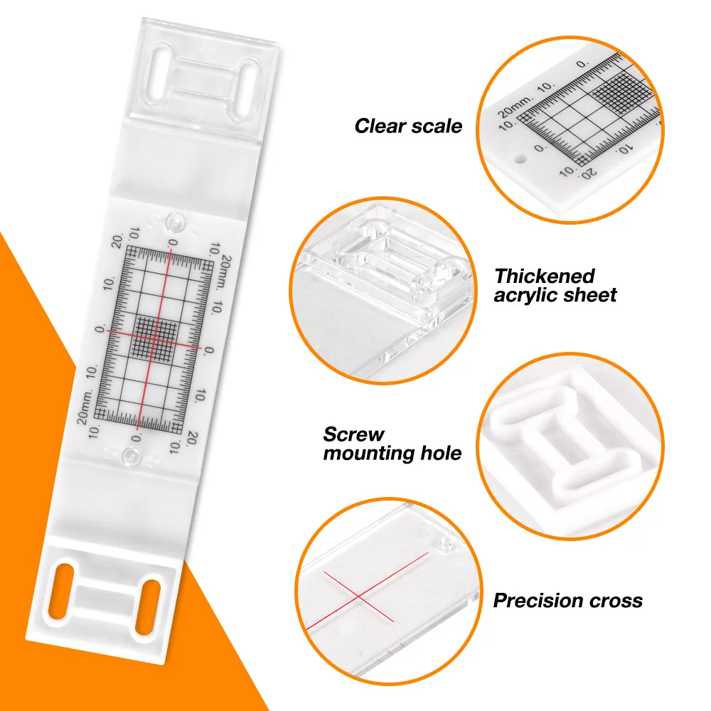 Mountlaser Crack Gauge Monitor,Crack Monitor with Updated Two Fixed adapter  for Monitoring Wall Deformation and Crack
