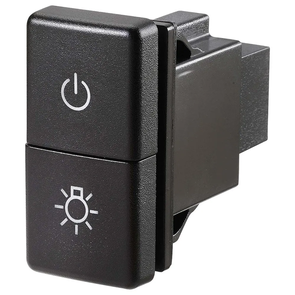 Narva 63239BL LED Dual Push Button Switch - Light Bar and Spot Light Symbols
