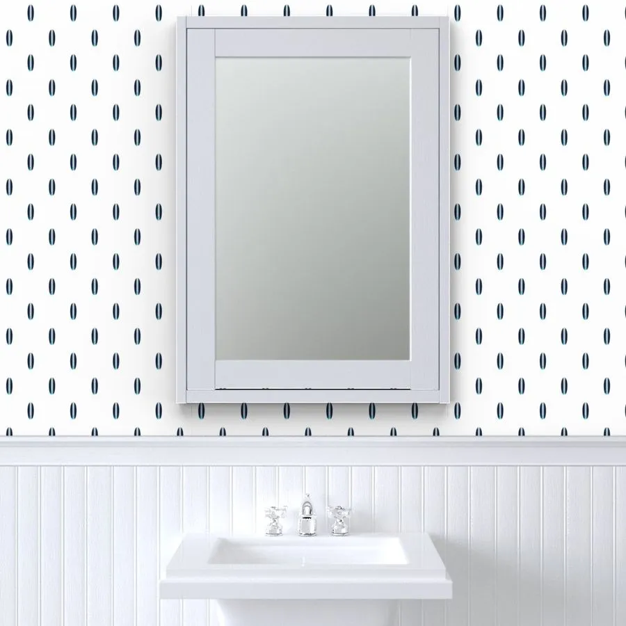 Navy Blue and Aqua Blue Classic Mini Size Surfboards Wallpaper