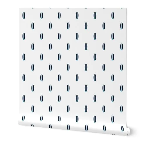 Navy Blue and Aqua Blue Classic Mini Size Surfboards Wallpaper