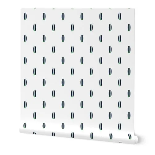 Navy Blue and Lime Green Classic Mini Size Surfboards Wallpaper