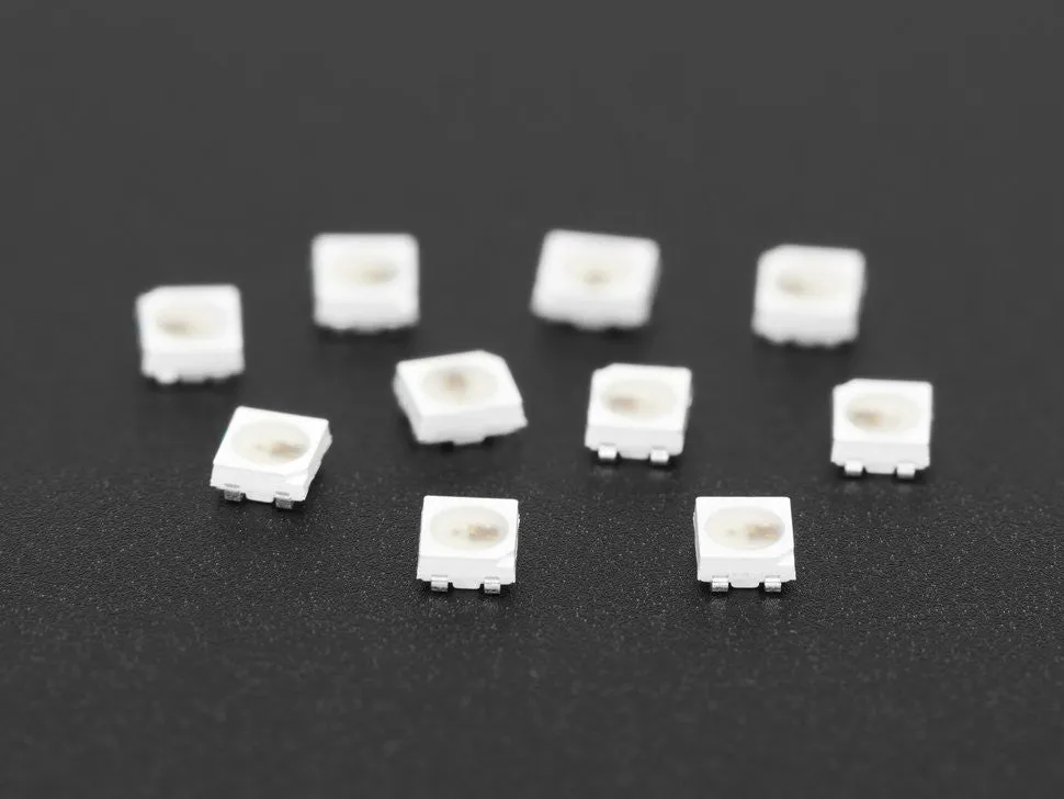 NeoPixel Nano 2427 RGB LEDs w/ Integrated Driver Chip - 10 Pack