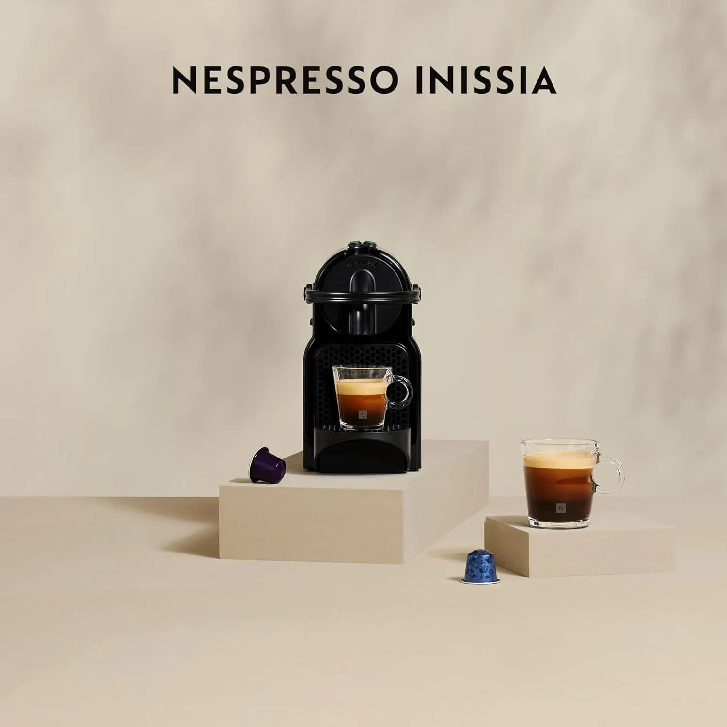 Nespresso Inissia 24 Ounce Espresso and Lungo Coffee Machine with Energy-Saving Mode  (Refurbished)
