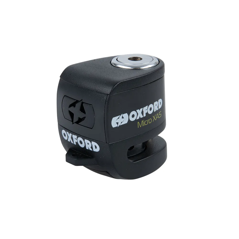 Oxford Micro XA5 Alarm Disc Lock Black Motorcycle & Scooter Security