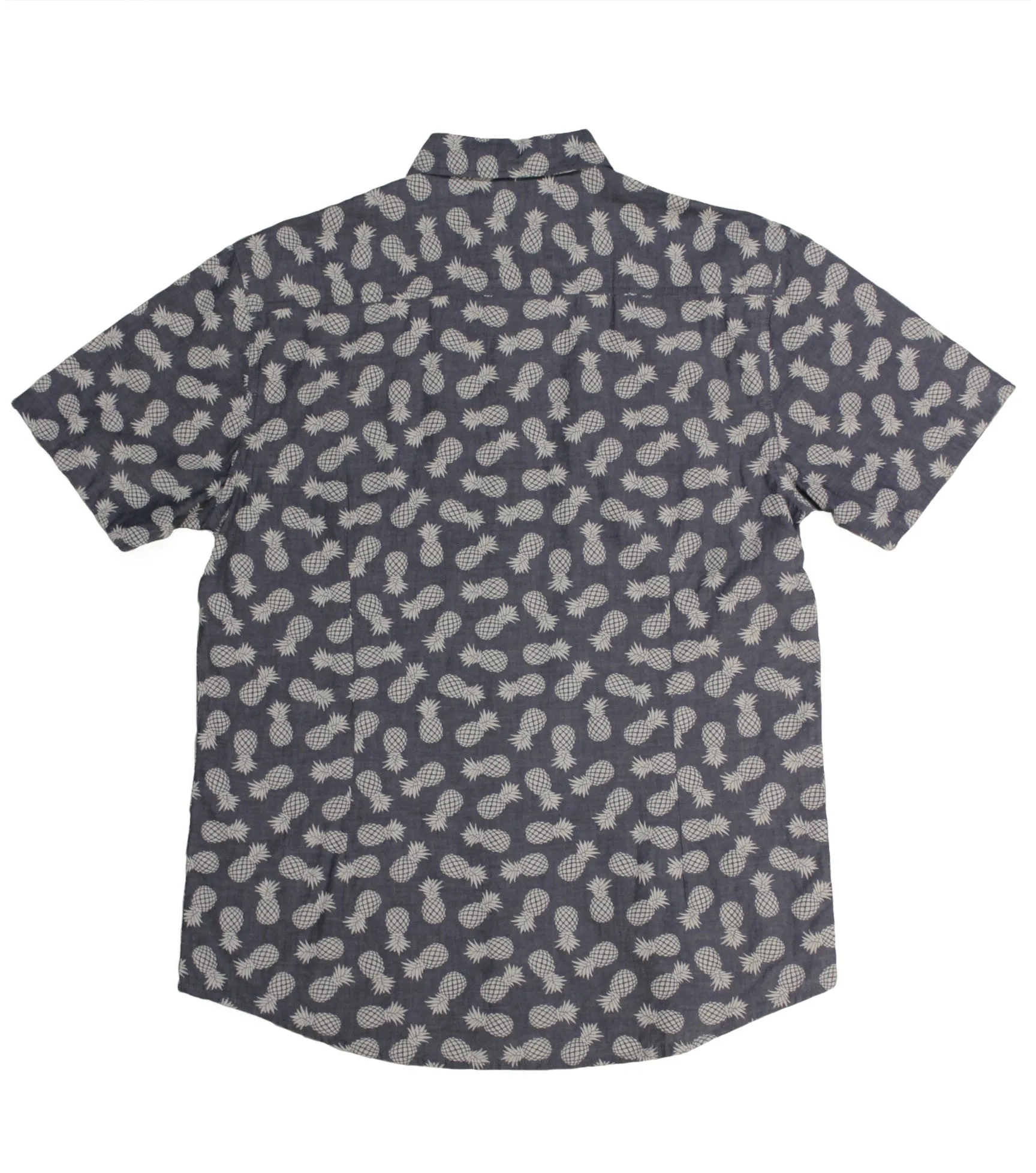 Pineapple Chambray SS Button-Down