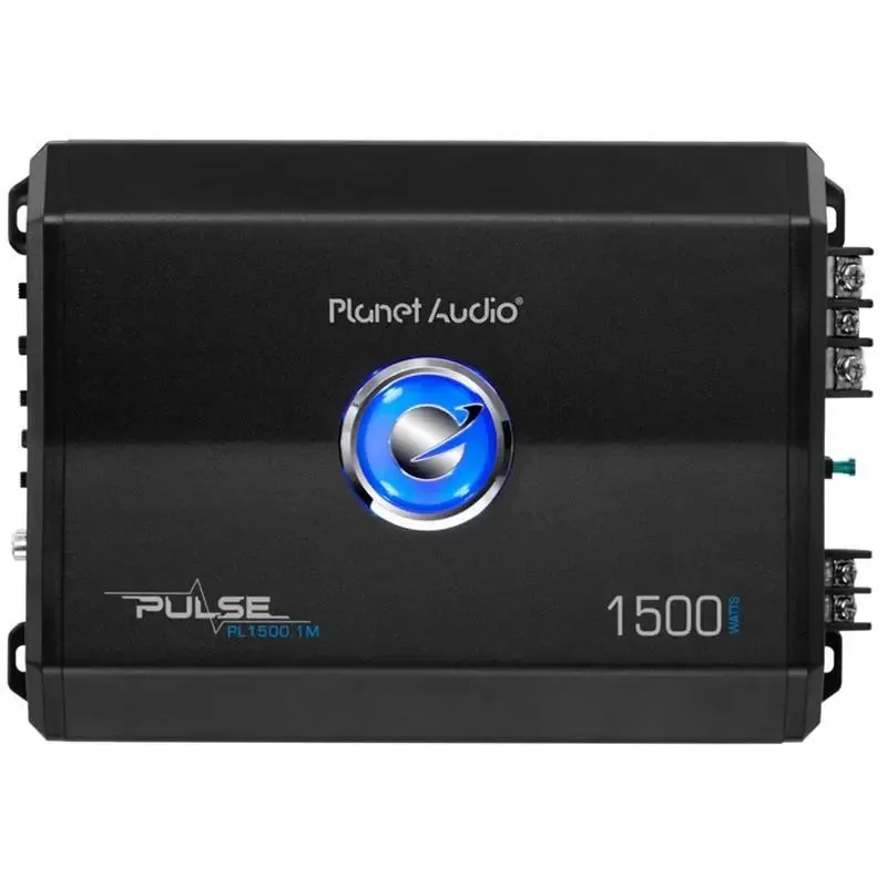 Planet Audio PL1500.1M 1500W Monoblock Class A B Amplifier with Remote