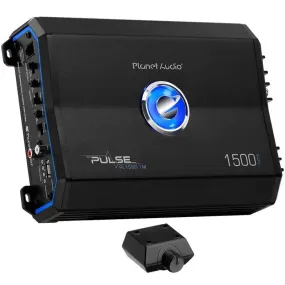 Planet Audio PL1500.1M 1500W Monoblock Class A B Amplifier with Remote