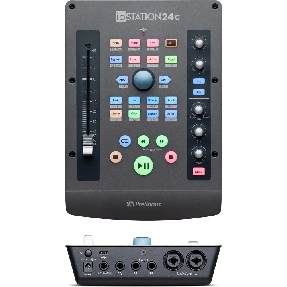 PreSonus IOSTATION24C USB-C Audio Interface and Production Controller
