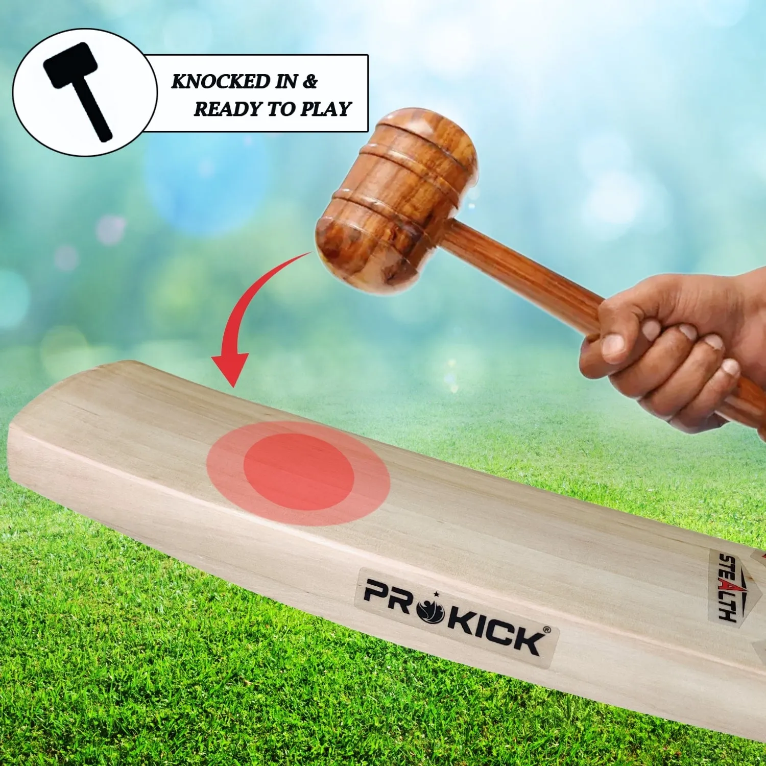 Prokick Stealth Kashmir Willow Cricket Bat