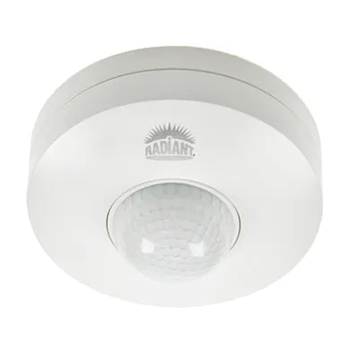 Radiant Lighting RE343 Motion Sensor Occupancy Indoor 360 Degree 3 Detector 1200w 06SE07 W