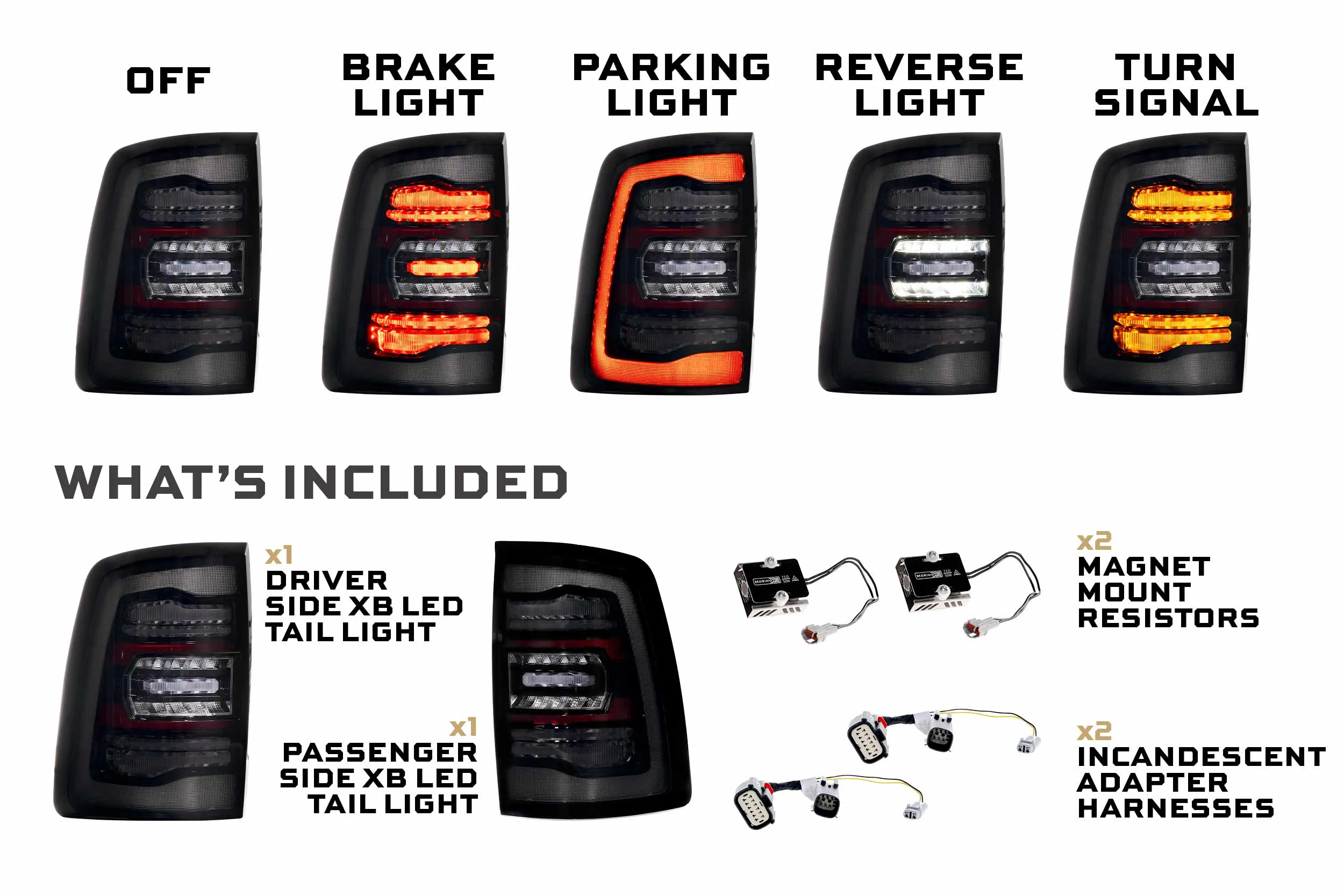Ram HD 2019  : Morimoto XB LED Tail Lights